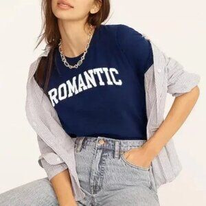 J. Crew vintage cotton "Romantic" crewneck T-Shirt